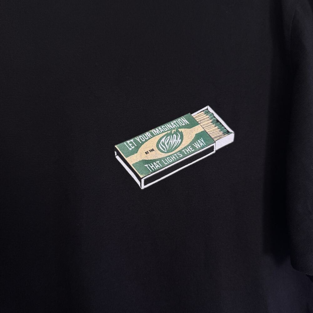 Paper Planes Shirt Mens Medium Matchbook Spark Flame Graphic Tee Tshirt Jay Z - Picture 5 of 13